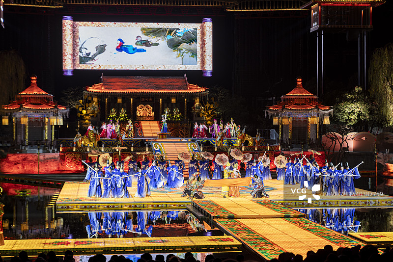 大型实景历史舞剧长恨歌图片素材