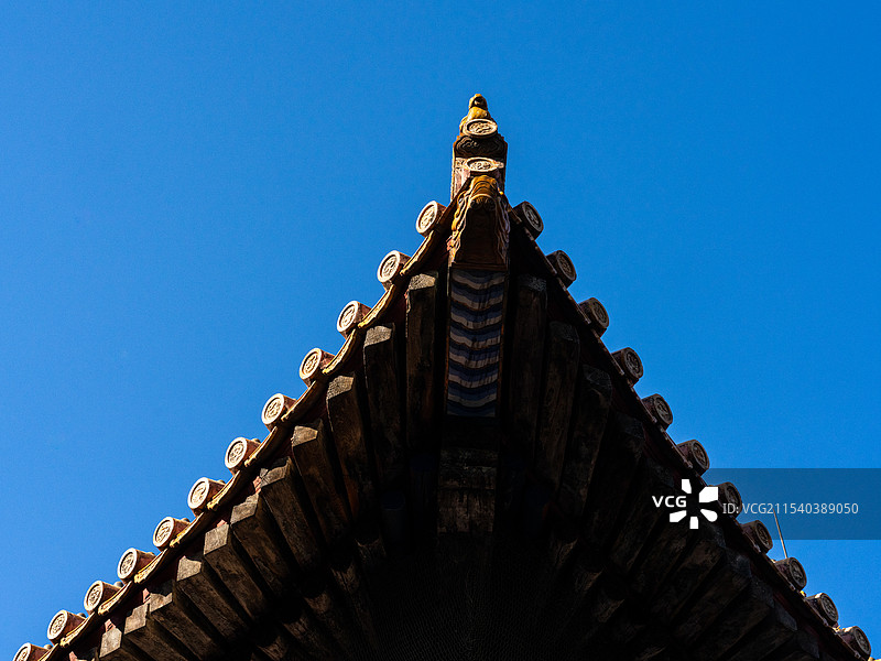 北京市故宫博物院飞檐斗拱图片素材