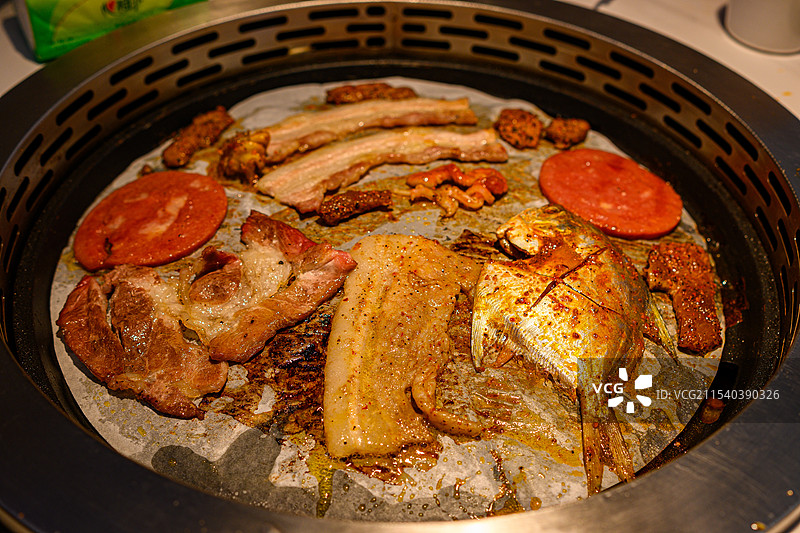 烤肉自助餐图片素材