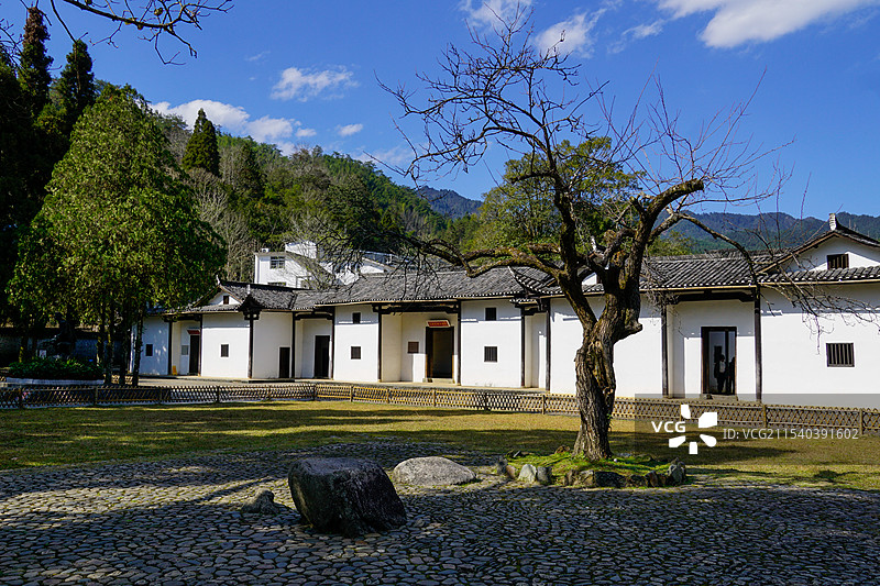 井冈山大井毛主席旧居图片素材