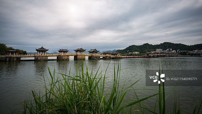 广东潮州市广济桥风景图片素材