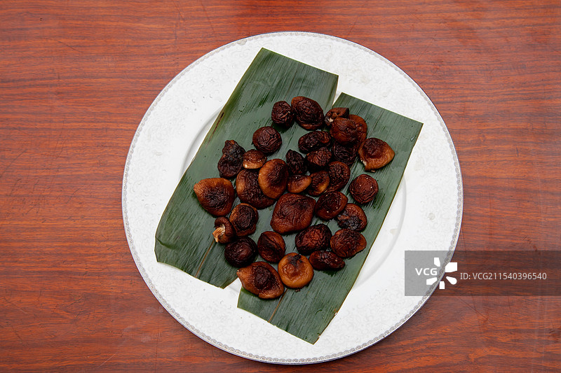 福州传统闽菜佛跳墙材料—香菇图片素材