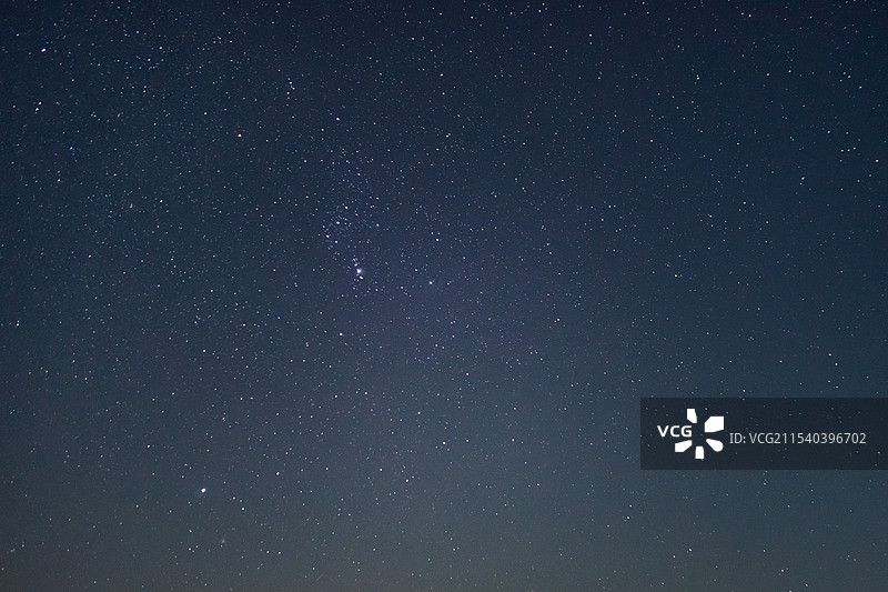 中国星空繁星星球拍摄主题，蓝色的夜空中的繁星，户外夜晚无人图像摄影图片素材