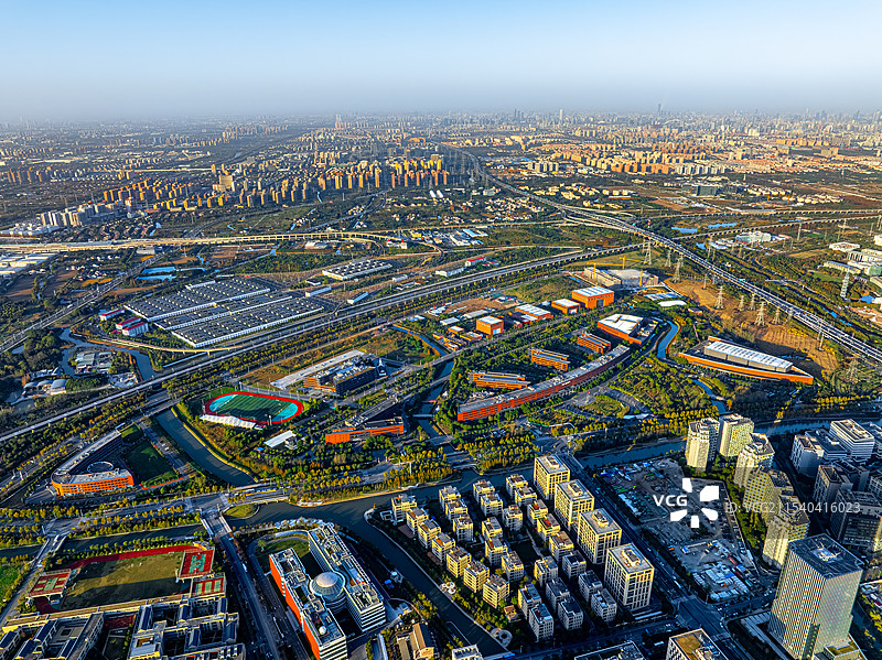 COMAC 中国商飞上海飞机设计研究院 C919民用大飞机设计厂 张江科学城新质生产力 浦东开发开放图片素材