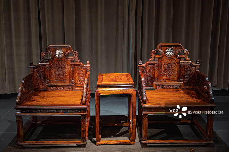紫檀黄花梨古式椅子沙发图片素材