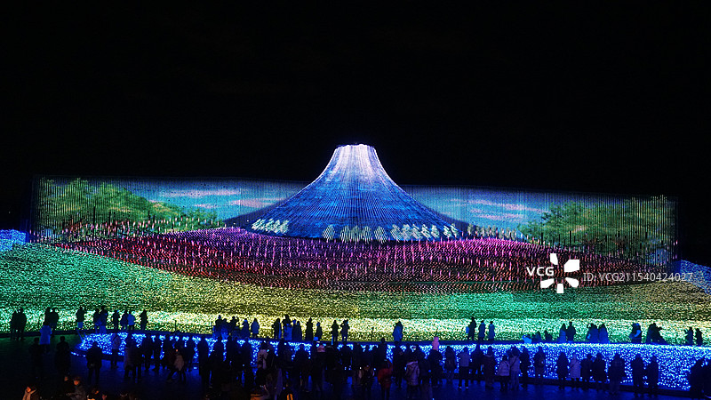 日本三重桑名市名花之里图片素材