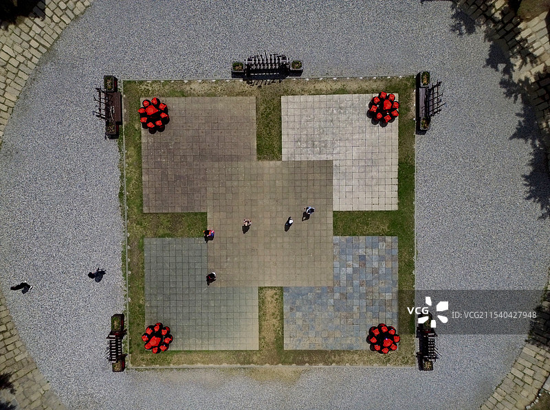 航拍湖北神农架神农祭坛景区图片素材