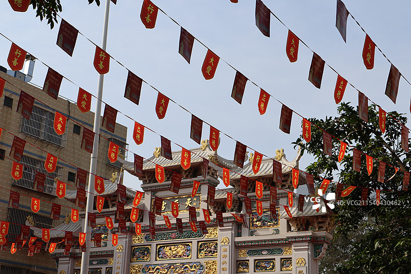 2025年元旦海口妈祖巡安活动现场天后宫图片素材