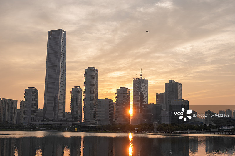 人才公园建筑群图片素材