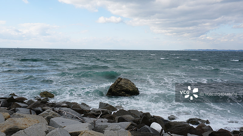 日本爱知县渥美半岛伊良湖岬灯台图片素材