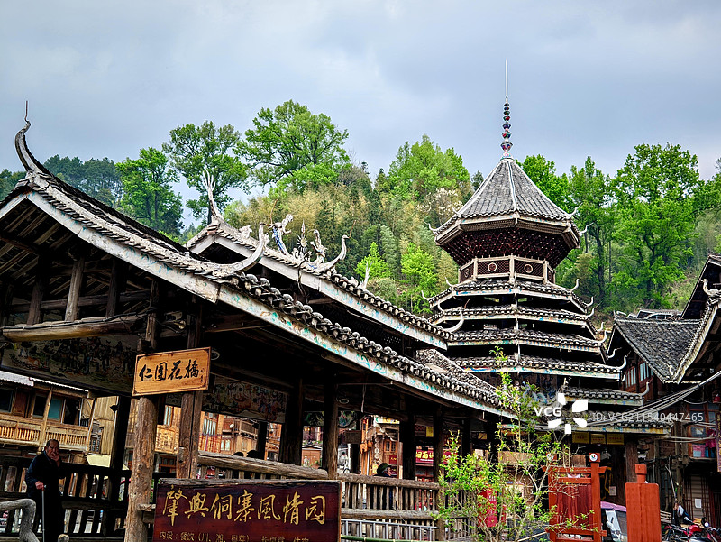 贵州从江肇兴侗寨图片素材