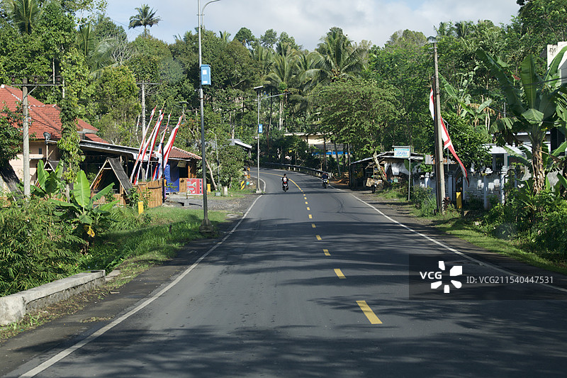 东爪哇乡村公路图片素材