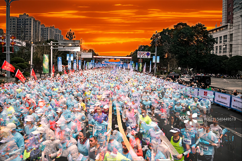 重庆市荣昌区2024马拉松比赛图片素材