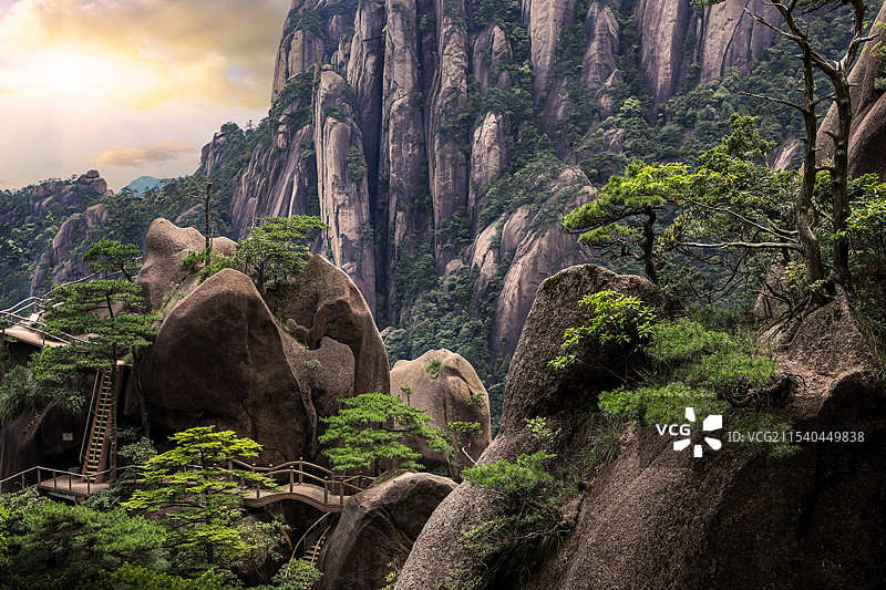 江西省上饶市三清山风景名胜区图片素材