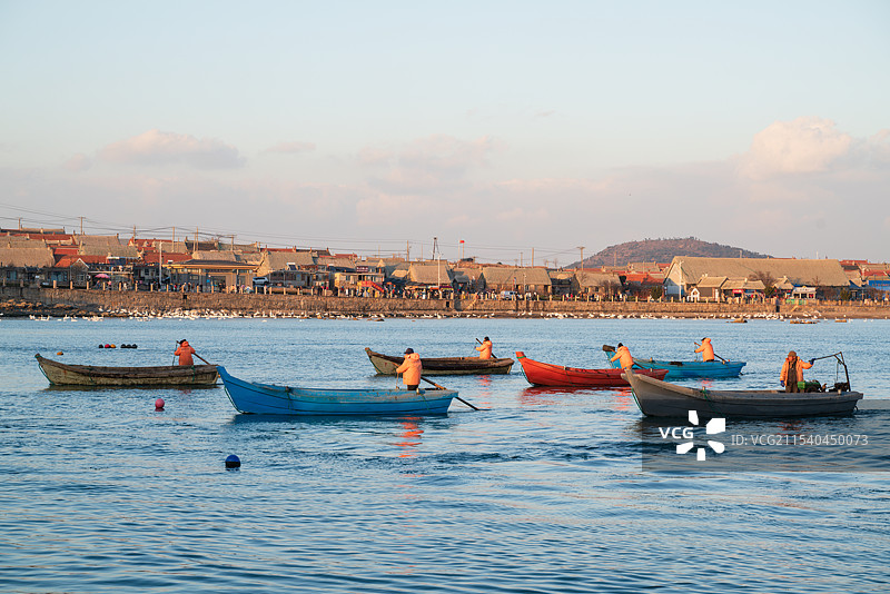 山东威海荣成烟墩角村图片素材