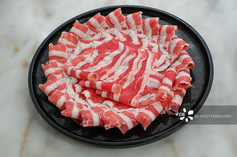 一盘肥牛图片素材