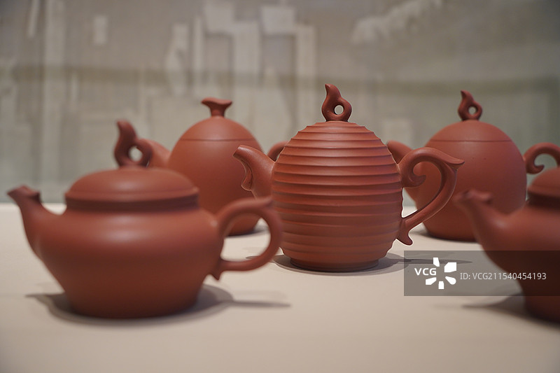 几个紫砂壶图片素材