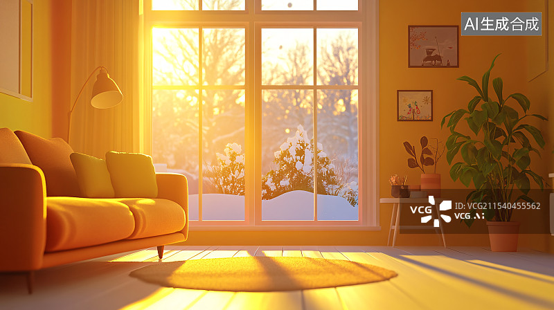 【AI数字艺术】装潢室内设计效果图图片素材