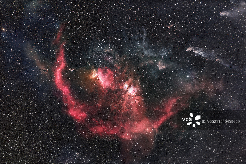 猎户座巴纳德环深空摄影-星系星云星空宇宙天文图片素材