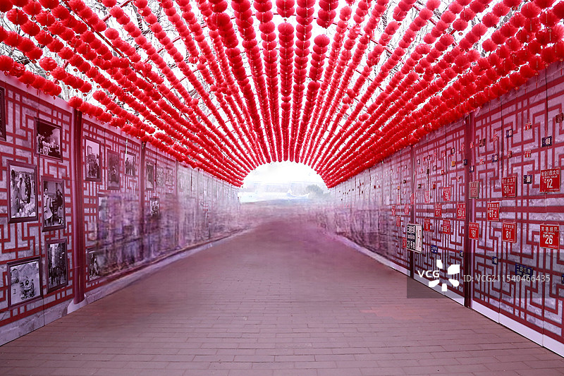 庙会 红灯笼 春节图片素材