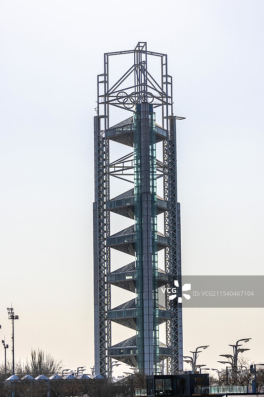 现代化金属结构塔金属塔图片素材