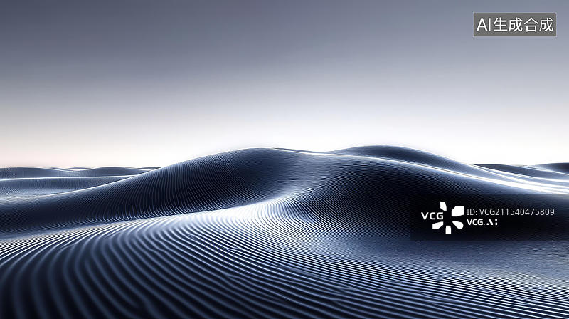 【AI数字艺术】抽象的沙漠景观图图片素材