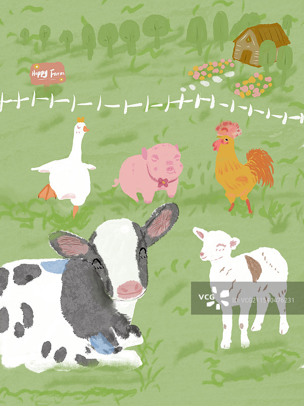 动物风格化设计图片素材