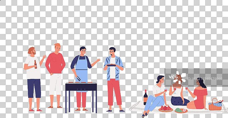 烧烤派对图片素材