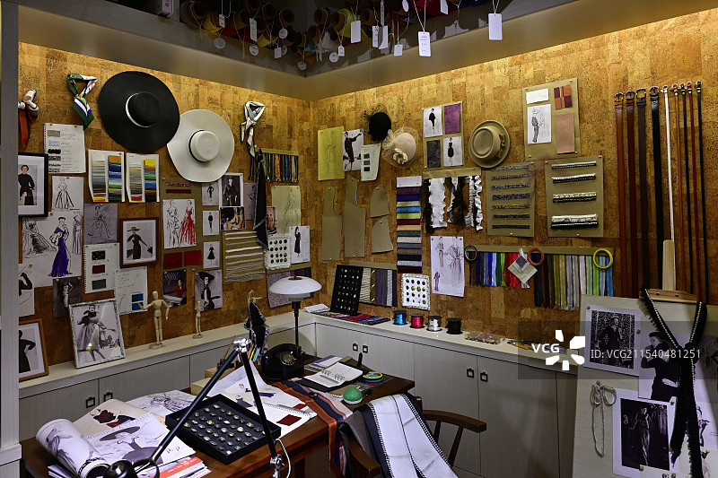服装设计师工作间图片素材