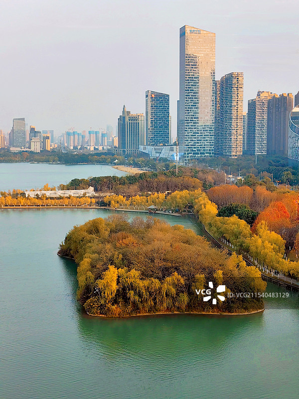 合肥天鹅湖冬景图片素材