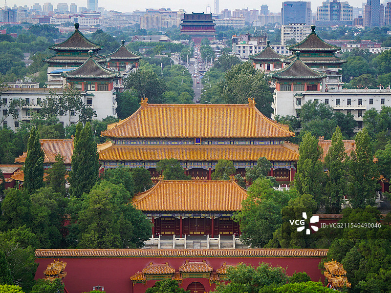 北京中轴线·钟鼓楼图片素材