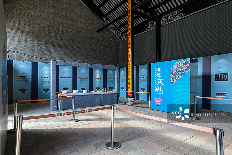 广东省广州市天河区博物馆刘氏家庙图片素材