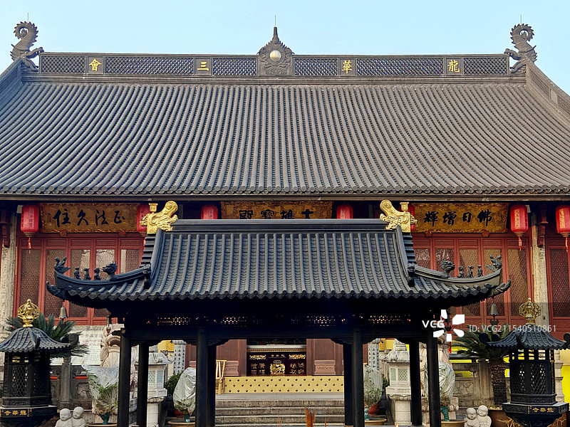 绍兴龙华古寺图片素材