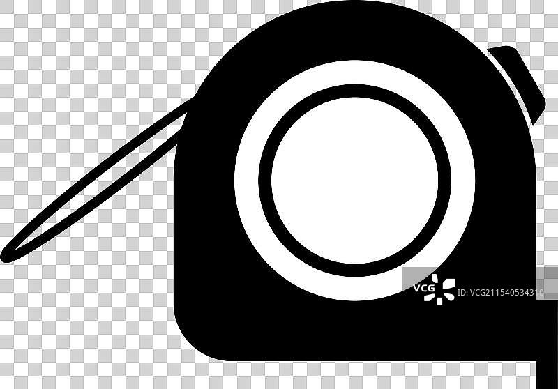 测量带图标测量工具概念设计图片素材