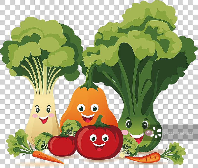 动画蔬菜角色图片素材