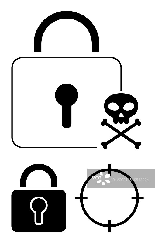 安全访问网络威胁与安全目标图片素材