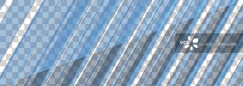 深蓝色抽象现代背景与蓝色3D效果图片素材