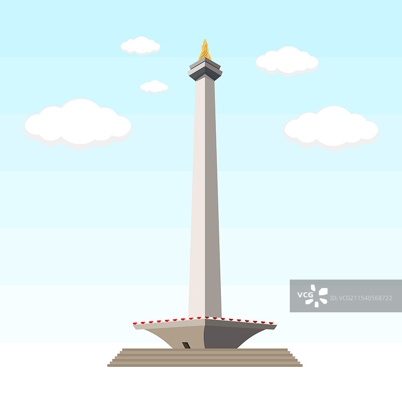 印度尼西亚国家纪念碑（Monas）图片素材