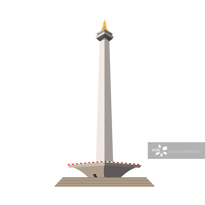 印度尼西亚国家纪念碑（Monas）图片素材