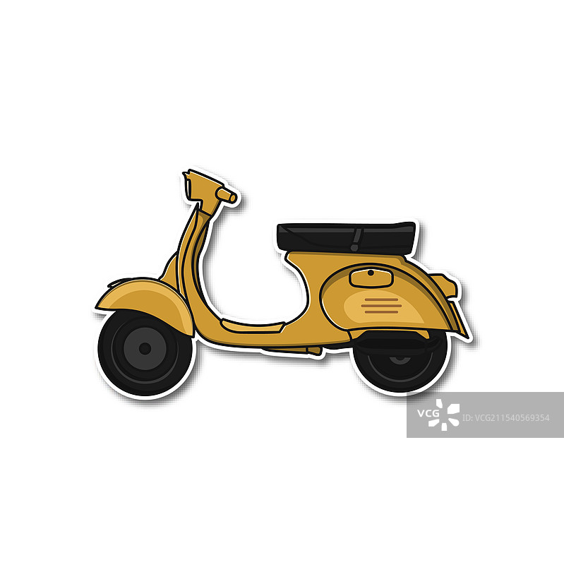 维斯帕摩托车图片素材