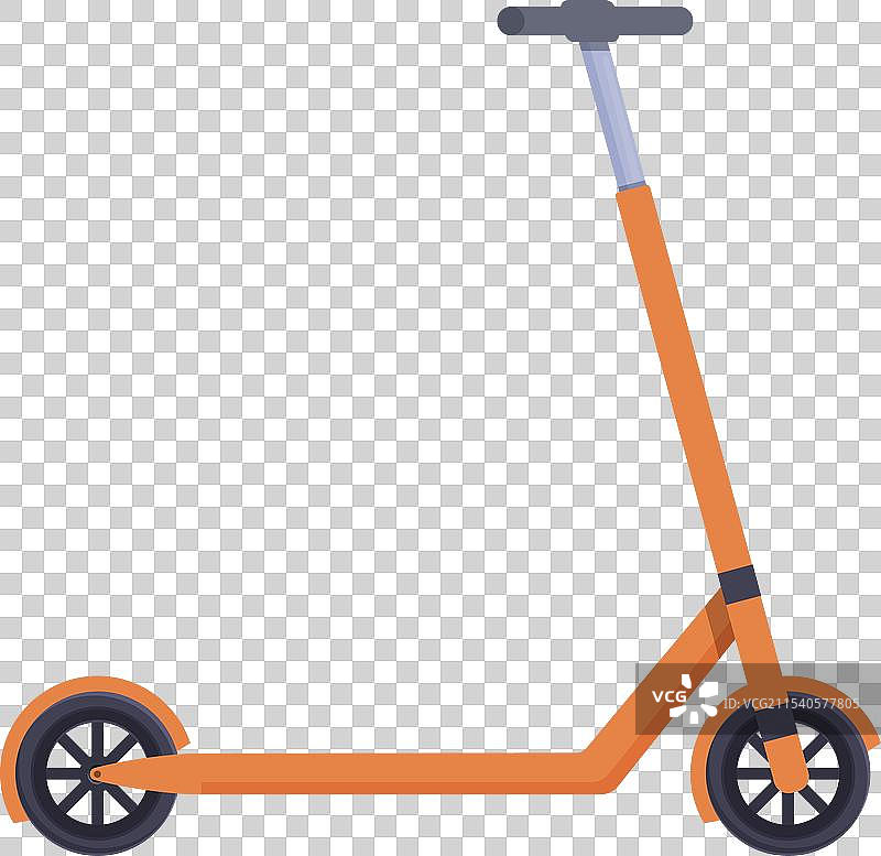 在线租赁滑板车图标卡通风格图片素材