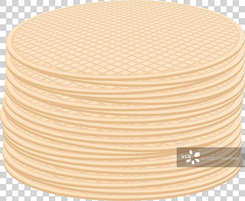 卡通化妆品棉垫堆叠图标图片素材