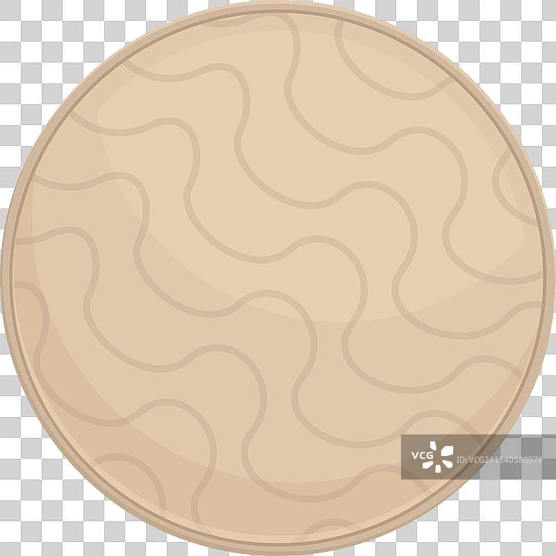 去除化妆棉的卡通脸图标图片素材