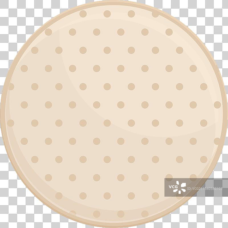 圆形图标的卡通女性护理形象图片素材