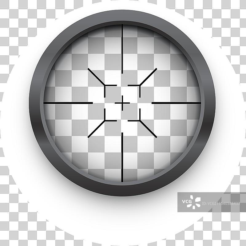 3D十字准星目标真实感图片素材