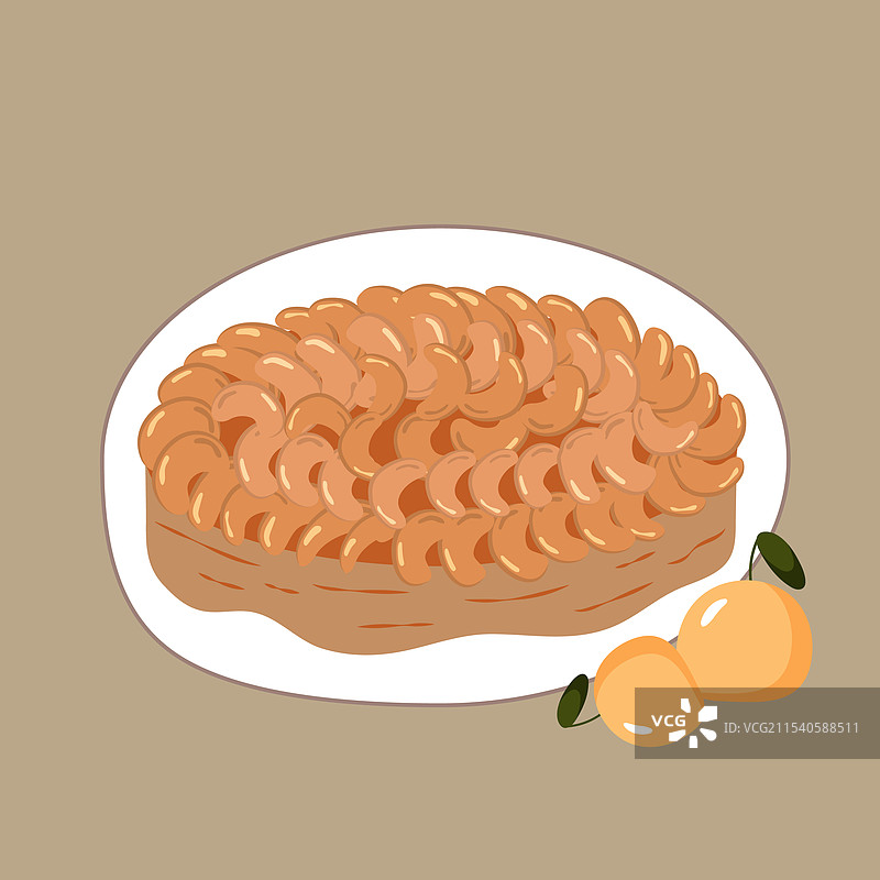 苹果塔丁蛋糕 法式甜点图片素材