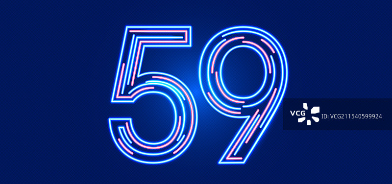 科技霓虹发光数字图片素材