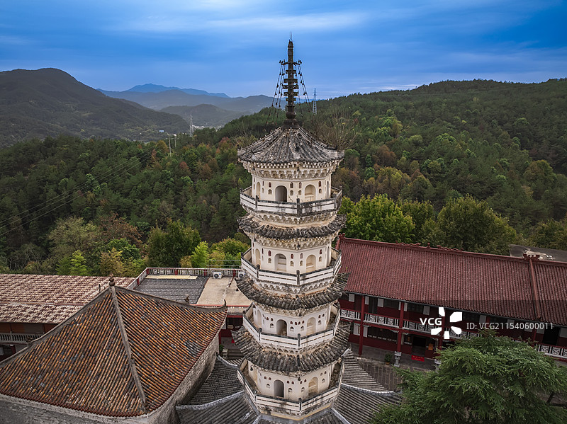 安徽省潜山市三祖寺觉寂塔图片素材