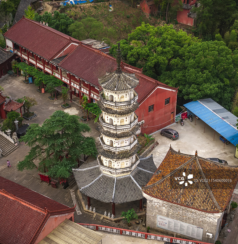 安徽省潜山市三祖寺觉寂塔图片素材