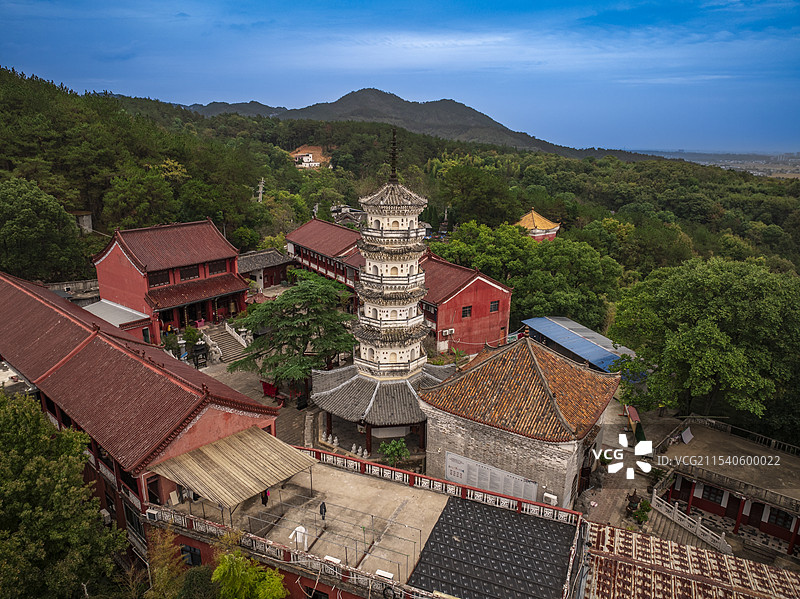 安徽省潜山市三祖寺觉寂塔图片素材